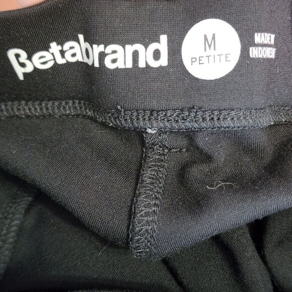 Betabrand Classic Straight Leg Dress Yoga Pant Black MP - Picture 5 of 6